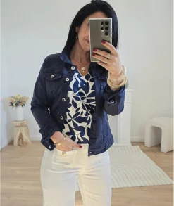 Vestes>La boutique de Lilie VESTE EN JEANS LAURA II Marine