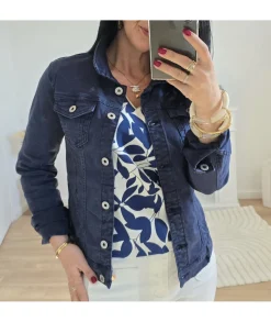 Vestes>La boutique de Lilie VESTE EN JEANS LAURA II Marine