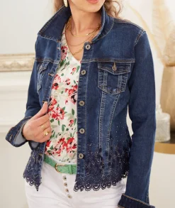 Vestes>La boutique de Lilie VESTE EN MARION Jeans