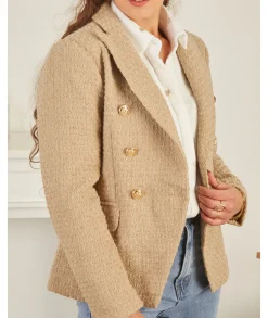 Vestes>La boutique de Lilie VESTE LENAIG Camel