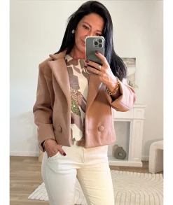 Vestes>La boutique de Lilie VESTE LEON Taupe
