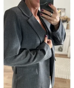 Vestes>La boutique de Lilie VESTE LOU MARIE Gris