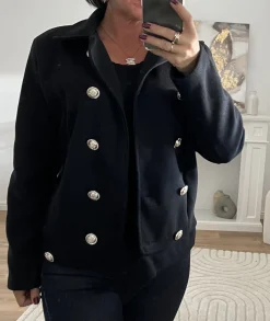 Vestes>La boutique de Lilie VESTE MATHIS Noir