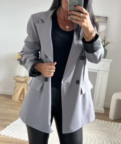 Vestes>La boutique de Lilie VESTE NOVAK Gris