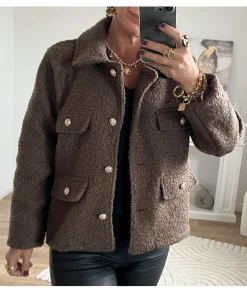 Vestes>La boutique de Lilie VESTE SIDONIA Marron