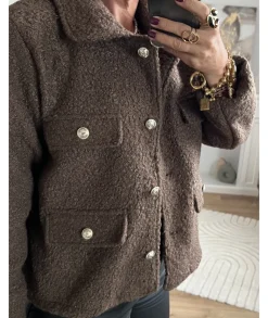 Vestes>La boutique de Lilie VESTE SIDONIA Marron