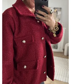 Vestes>La boutique de Lilie VESTE SIDONIA Rouge