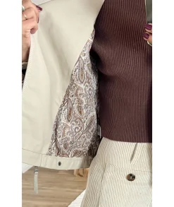 Vestes>La boutique de Lilie VESTE SIMILI ANTOINE Beige