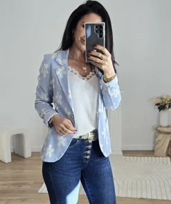 Vestes>La boutique de Lilie VESTE SOURAYA Bleuciel